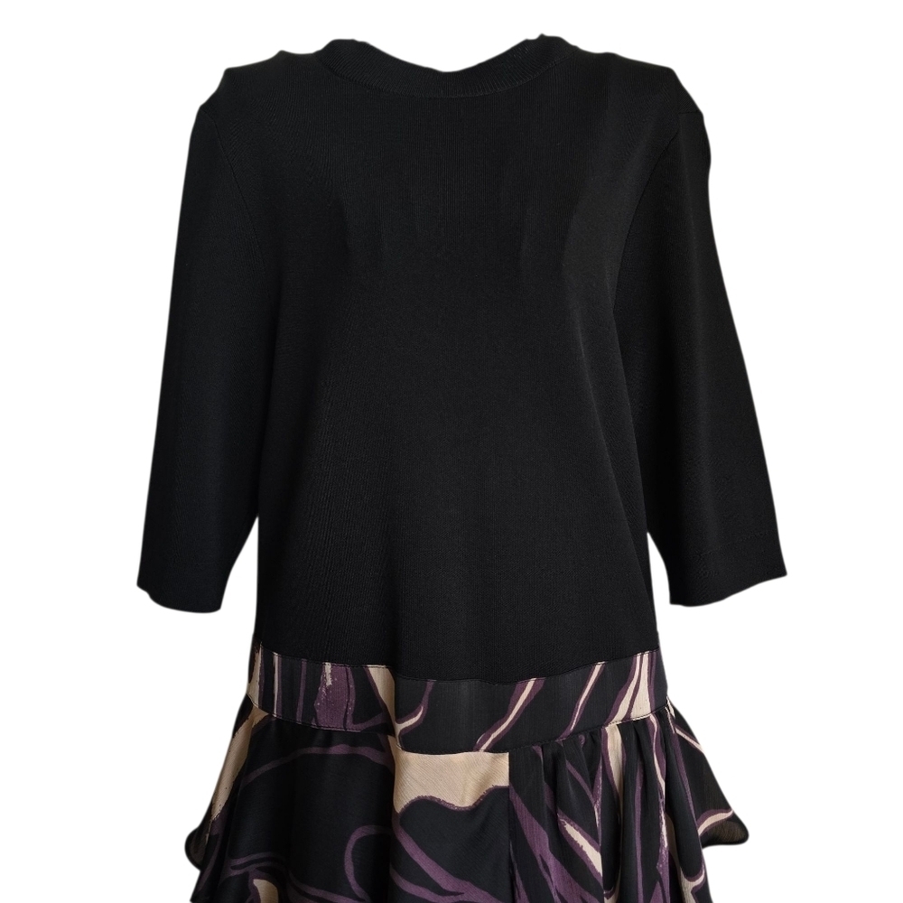 🔥Ted Baker Serepha Fitted Knit Bodice Dress With Ruffle Skirt, Size 4 - Picture 4 of 9